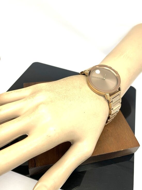 Movado Women\'s Watch 3601107 Bold Swiss Quartz Rose Gold Stainless Steel 34mm main image 12